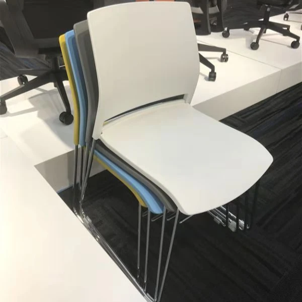 Lightweight Stackable Training Chair With Writing Board